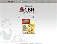 Tablet Screenshot of cbhlicensing.com